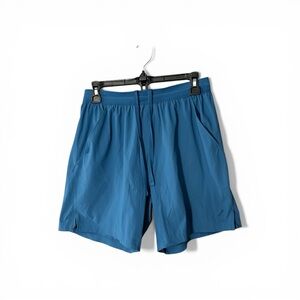 Gymshark Hybrid 6in Mens Shorts Blue Workout A1A4H Sz L